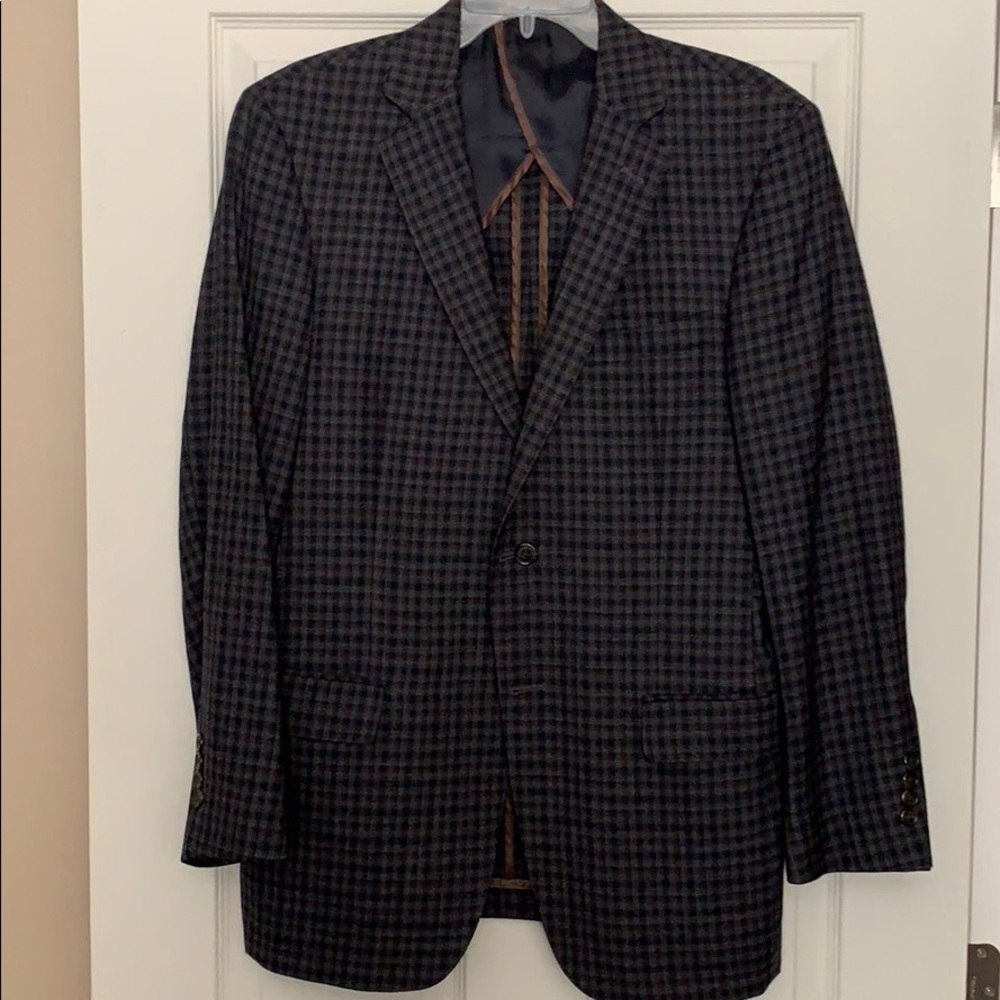 Hart Schaffner Marx check partial deconstruction